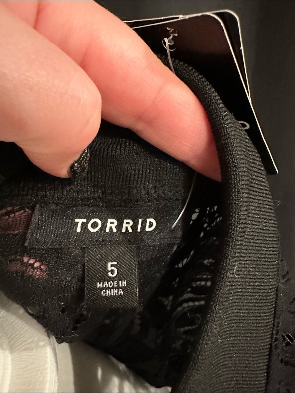 torrid Black Sheer Lace Bomber Jacket - Picture 6 of 9